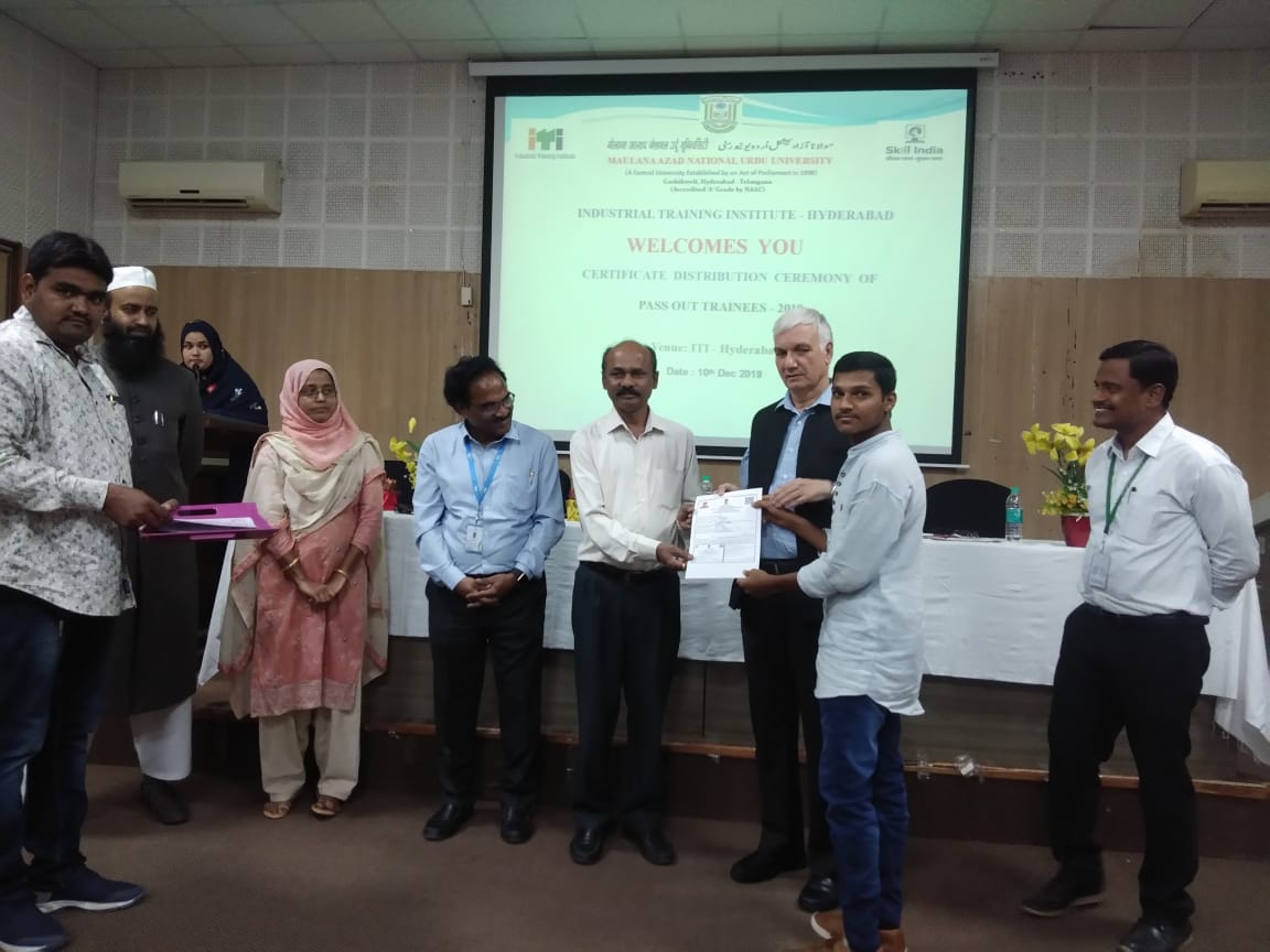 MANU University ITI certificate distribution ceremony